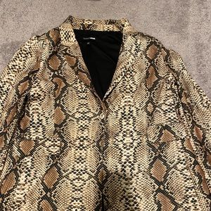 Snakeskin blazer